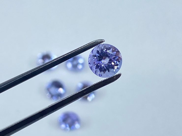 il fullxfull.3225470303 hghz scaled Tanzanite Faceted Round shape Loose Gemstones in Assorted Sizes from 2.25mm to 6mm for Jewellery Making