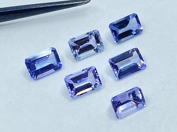 il fullxfull.3225506819 8n9l scaled Tanzanite Faceted Octagon Shape Loose Gemstones in 4x3mm, 5x3mm and 6x4mm for Jewellery Making