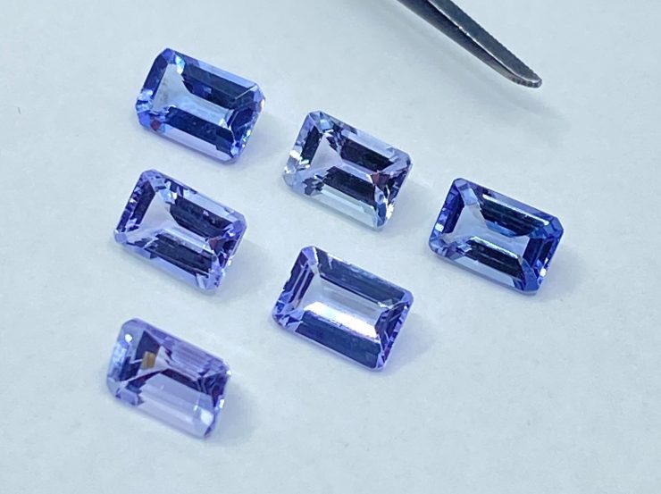 il fullxfull.3225506865 pf7h scaled Tanzanite Faceted Octagon Shape Loose Gemstones in 4x3mm, 5x3mm and 6x4mm for Jewellery Making