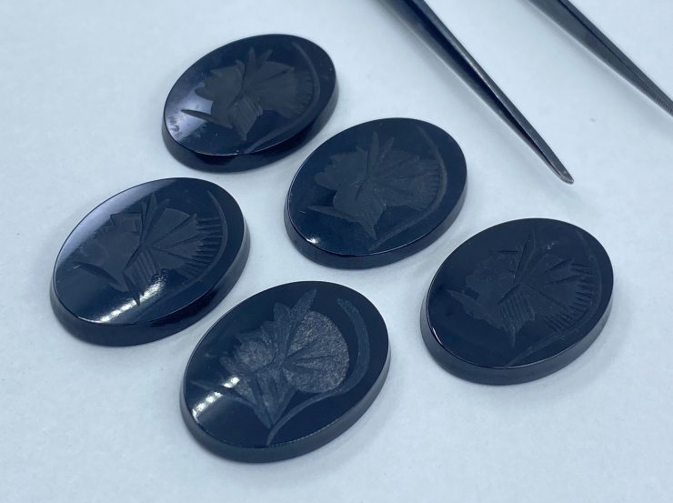 il fullxfull.3226870245 m7kc scaled Black Onyx Roman Soldier Head Intaglio Oval SBBT Gemstones in 12x10mm, 14x10mm & 20x15mm for Jewellery Making