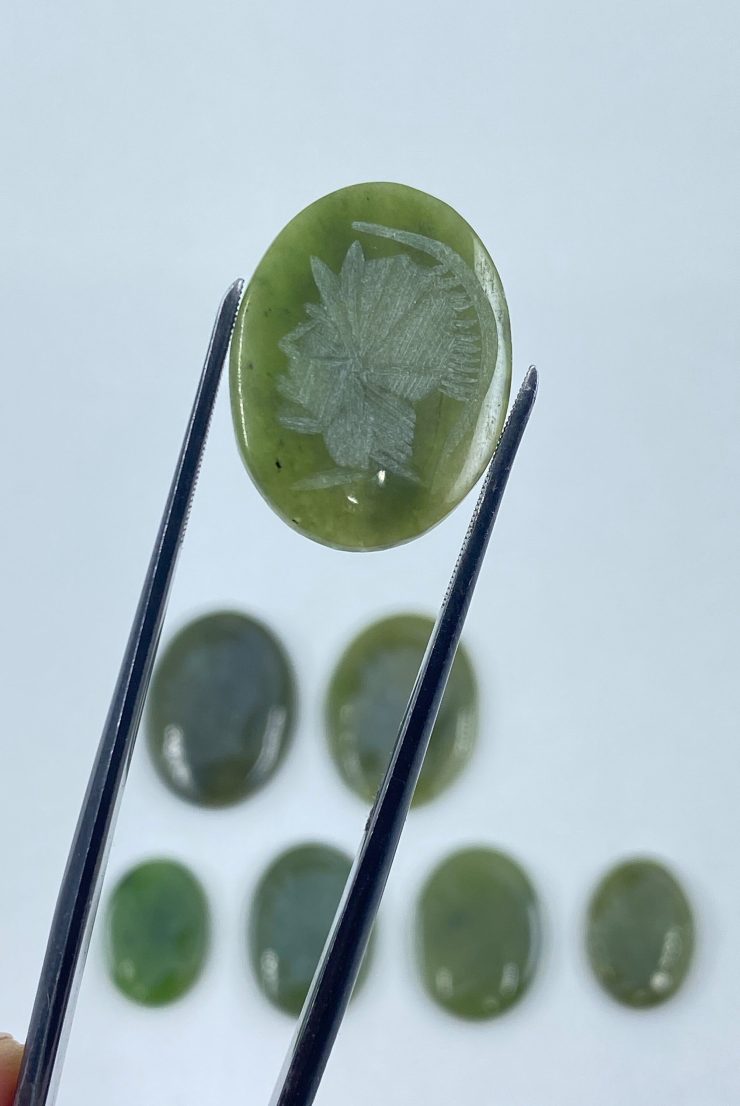 il fullxfull.3226908789 pxdb scaled Nephrite Jade Roman Soldier Head Intaglio Oval SBBT Gemstones in Assorted Sizes from 10x8mm to 20x15mm for Jewellery Making