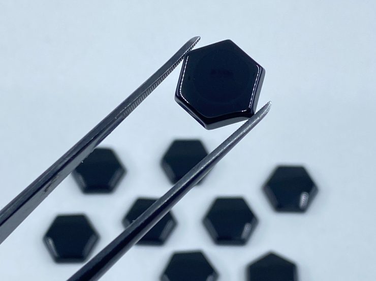 il fullxfull.3227139669 eqrp scaled Flat Black Onyx Hexagon SBBT Gemstones in 10mm for Jewellery Making