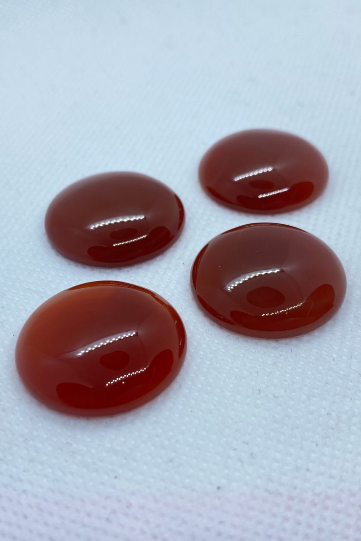 il fullxfull.3237470729 taeu scaled Carnelian Cabochon Round Shape Loose Gemstones in Assorted Sizes from 2.75mm to 30mm for Jewellery Making