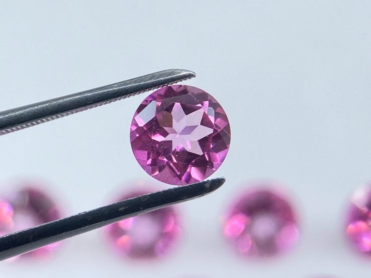 il fullxfull.3242519663 mo54 scaled Pink Topaz Faceted Round Shape Loose Gemstones in Assorted Sizes from 2.25mm to 3.75mm For Jewellery Making