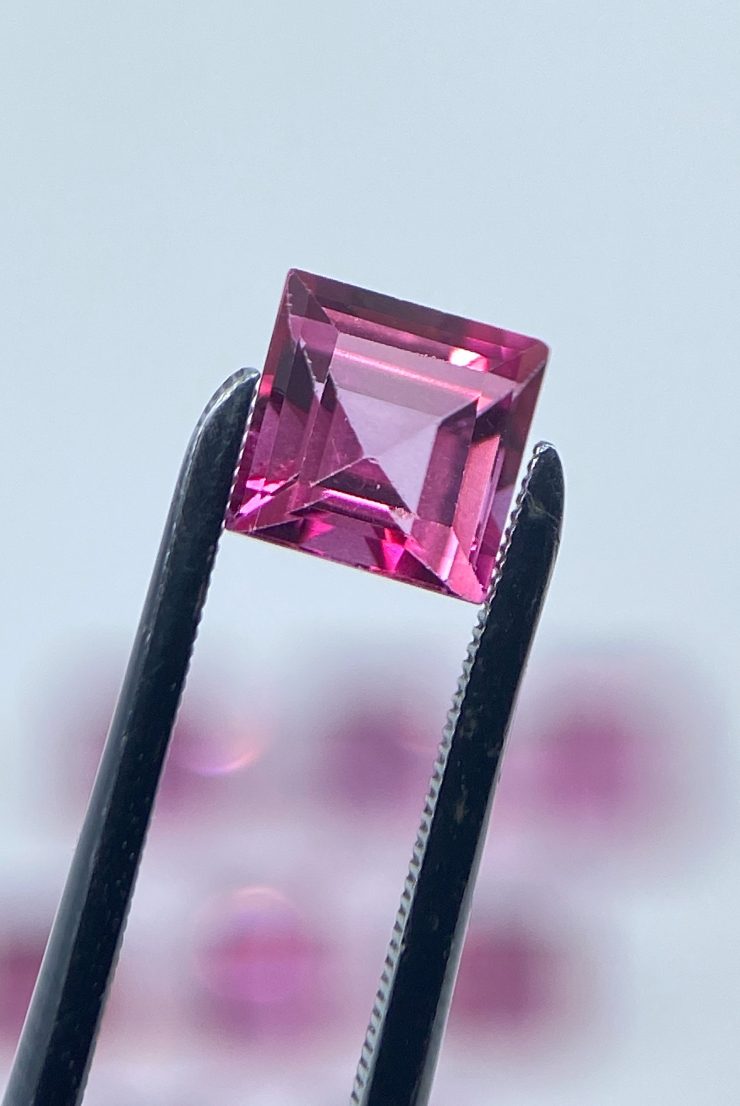 il fullxfull.3250357203 m6rj scaled Pink Topaz Faceted Square Shape Loose Gemstones Available In 3mm & 5mm For Jewellery Making