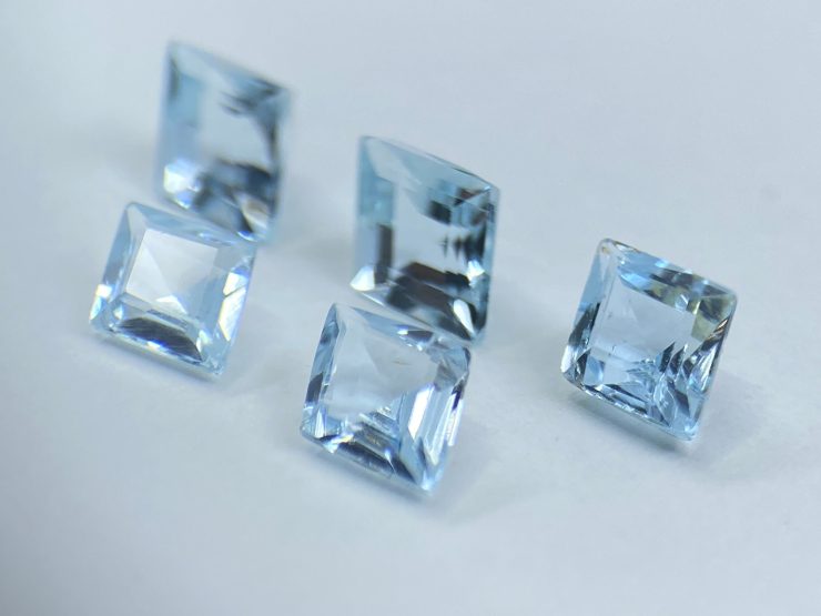 il fullxfull.3261911050 850m scaled Aquamarine Faceted Lozenge Shape Loose Gemstones in 6x4mm, 7x5mm & 8x6mm for Jewellery Making