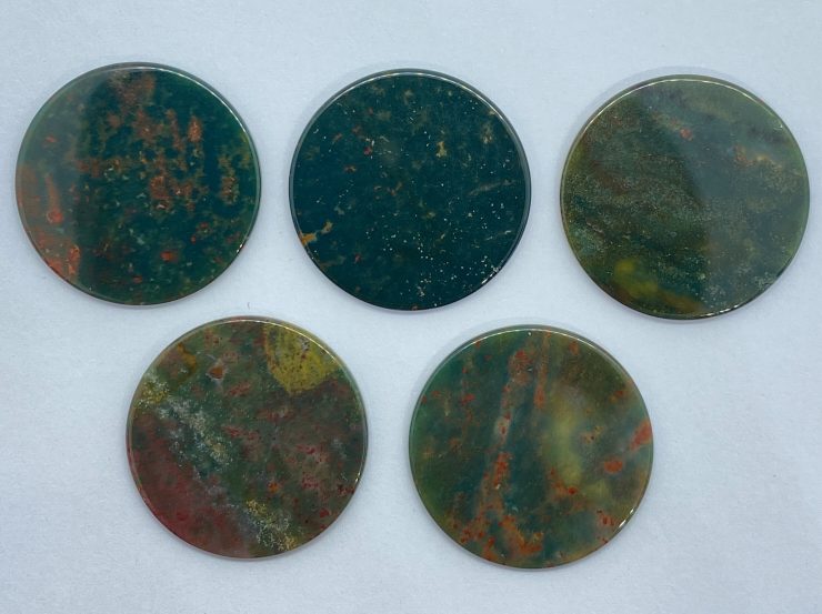 il fullxfull.3264412709 ehmx scaled Flat Bloodstone Loose Gemstone Coins In 16.5mm, 19.3mm, 22mm For Jewellery Making & Coin-Inspired Jewellery