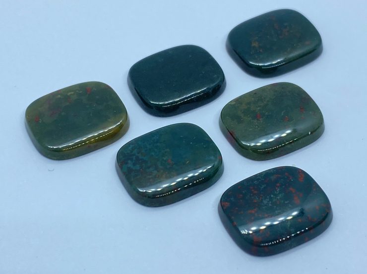 il fullxfull.3264470759 ebzz scaled Bloodstone Single Bevel Buff Top (SBBT) Antique Shape Loose Gemstones In 12x10mm & 14x10mm For Jewellery Making