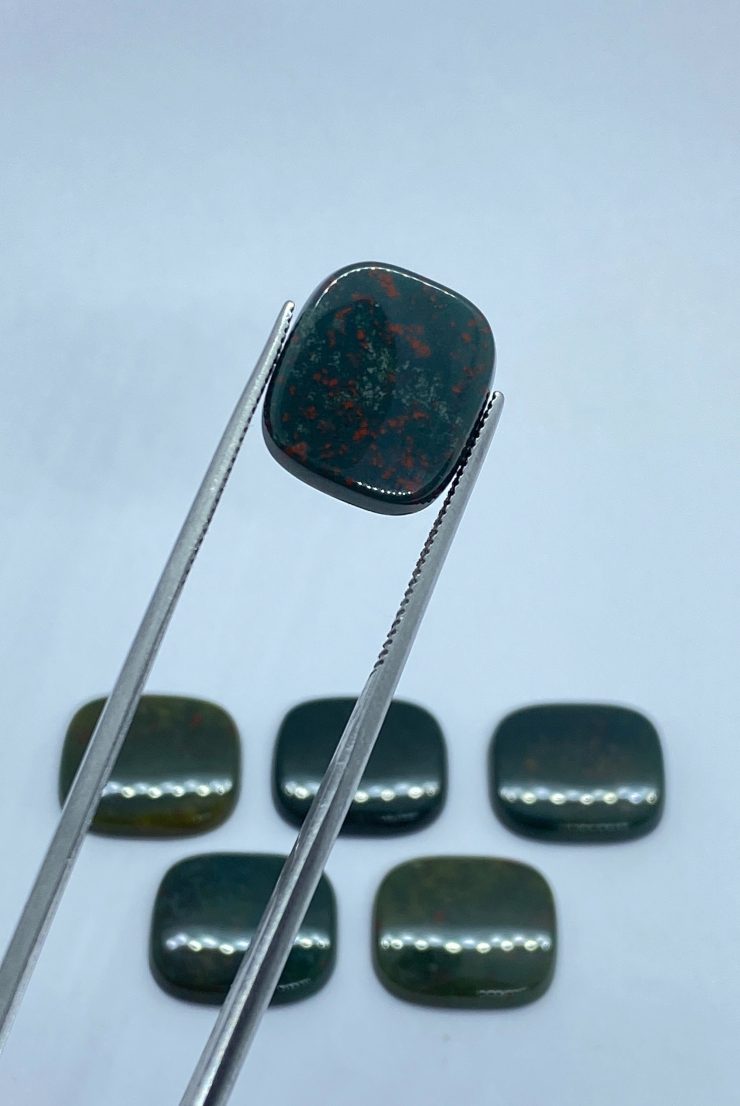 il fullxfull.3264470959 6dyb scaled Bloodstone Single Bevel Buff Top (SBBT) Antique Shape Loose Gemstones In 12x10mm & 14x10mm For Jewellery Making