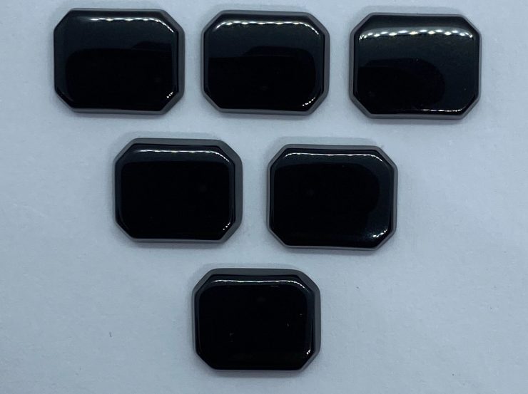 il fullxfull.3264494655 bdsa scaled Black Onyx Single Bevel Buff Top (SBBT) Octagon Cut Corner Loose Gemstones in 10x8mm & 16x12mm For Jewellery Making