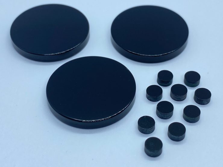 il fullxfull.3269226871 cksp scaled Black Onyx Flat Straight Edge Round Shape Loose Gemstones In Sizes Ranging From 4mm To 22mm For Jewellery Making