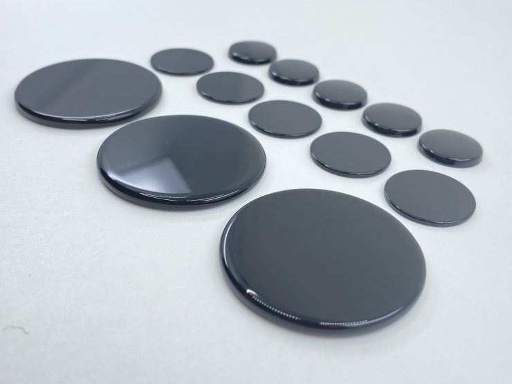 il fullxfull.3269280069 kjbr scaled Flat Black Onyx Round Shape Loose Gemstone Coins In 16.5mm, 19.3mm, 32.5mm For Jewellery Making