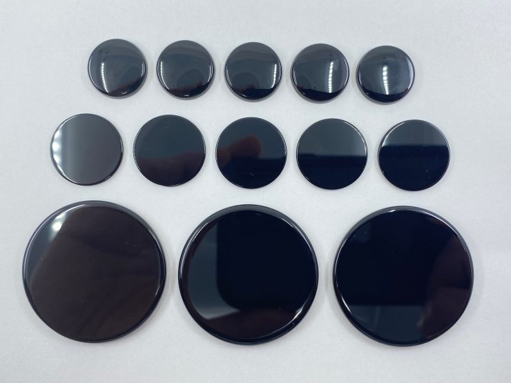 il fullxfull.3269280081 8ks3 scaled Flat Black Onyx Round Shape Loose Gemstone Coins In 16.5mm, 19.3mm, 32.5mm For Jewellery Making