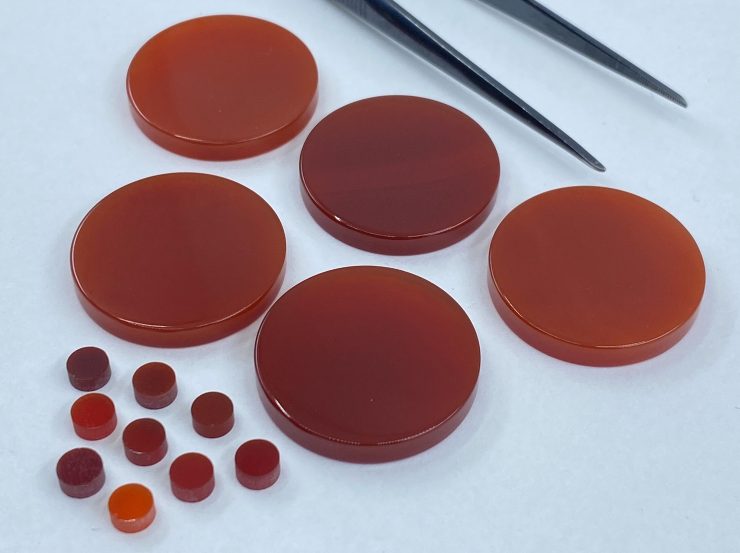 il fullxfull.3282526954 nzw1 scaled Carnelian Flat Straight Edge Round Shape Loose Gemstones in 4mm, 15mm, 22mm, 32.5mm 38mm & 50mm for Jewellery Making