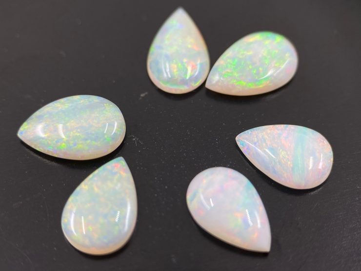 il fullxfull.3286847516 b4bs scaled Fine Opal (Australia) Cabochon Pear Shape Loose Gemstones in Assorted Sizes from 5x3mm to 15x6mm for Jewellery Making