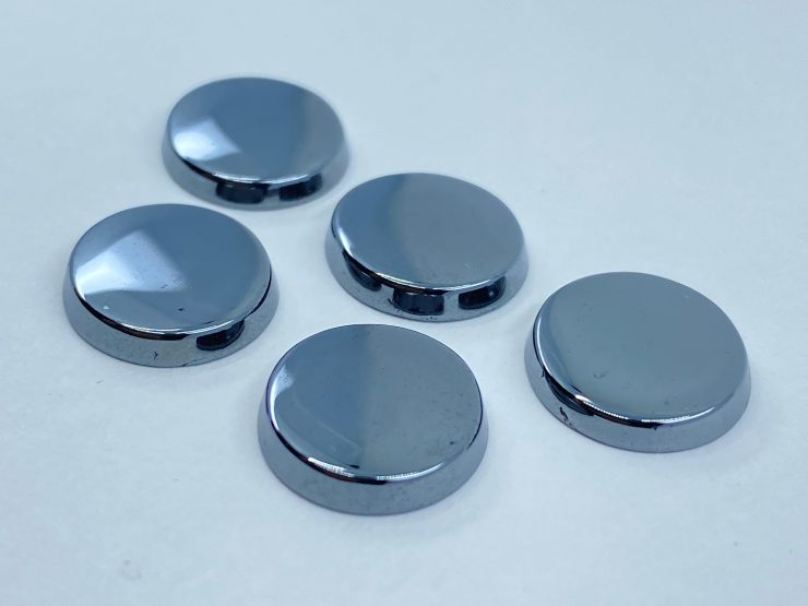 il fullxfull.3308774979 nyk0 scaled Hematite SBBT (Single Bevel Buff Top) Oval Shape Gemstones in Assorted Sizes from 10x8mm to 18x13mm for Jewellery Making