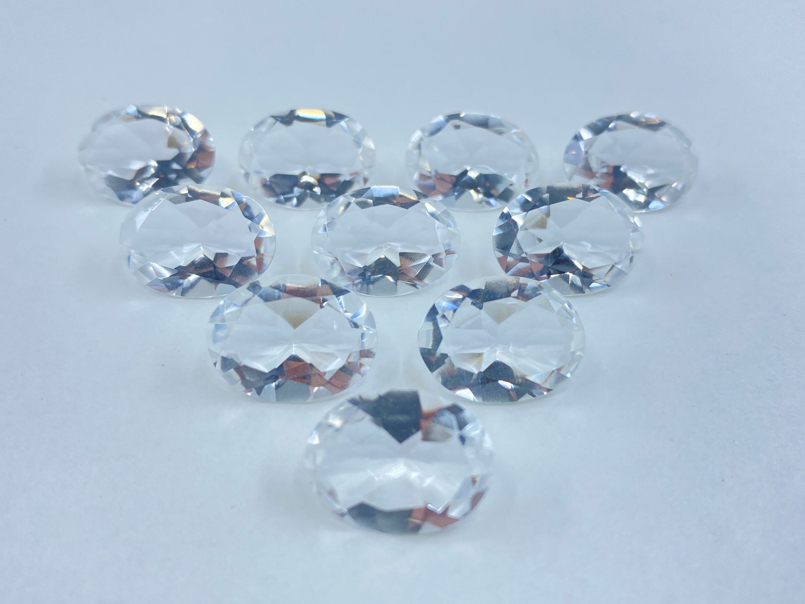 il fullxfull.3309628279 fzfk scaled Natural White Crystal Faceted Oval Gemstones in Assorted Sizes from 10x8mm to 25x18mm for Jewellery Making