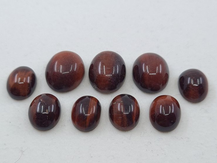 il fullxfull.3318454312 ce31 scaled Red Tiger Eye Cabochon Oval Loose Gemstones in 10x8mm and 12x10mm for Jewellery Making