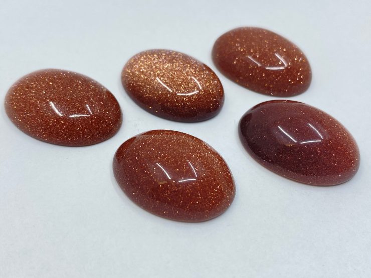 il fullxfull.3327464972 48lq scaled Brown Goldstone Cabochon Oval Gemstones in 25x18mm for Jewellery Making