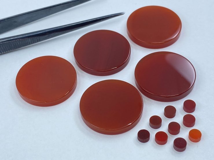 il fullxfull.3330217045 5fu4 scaled Carnelian Flat Straight Edge Round Shape Loose Gemstones in 4mm, 15mm, 22mm, 32.5mm 38mm & 50mm for Jewellery Making