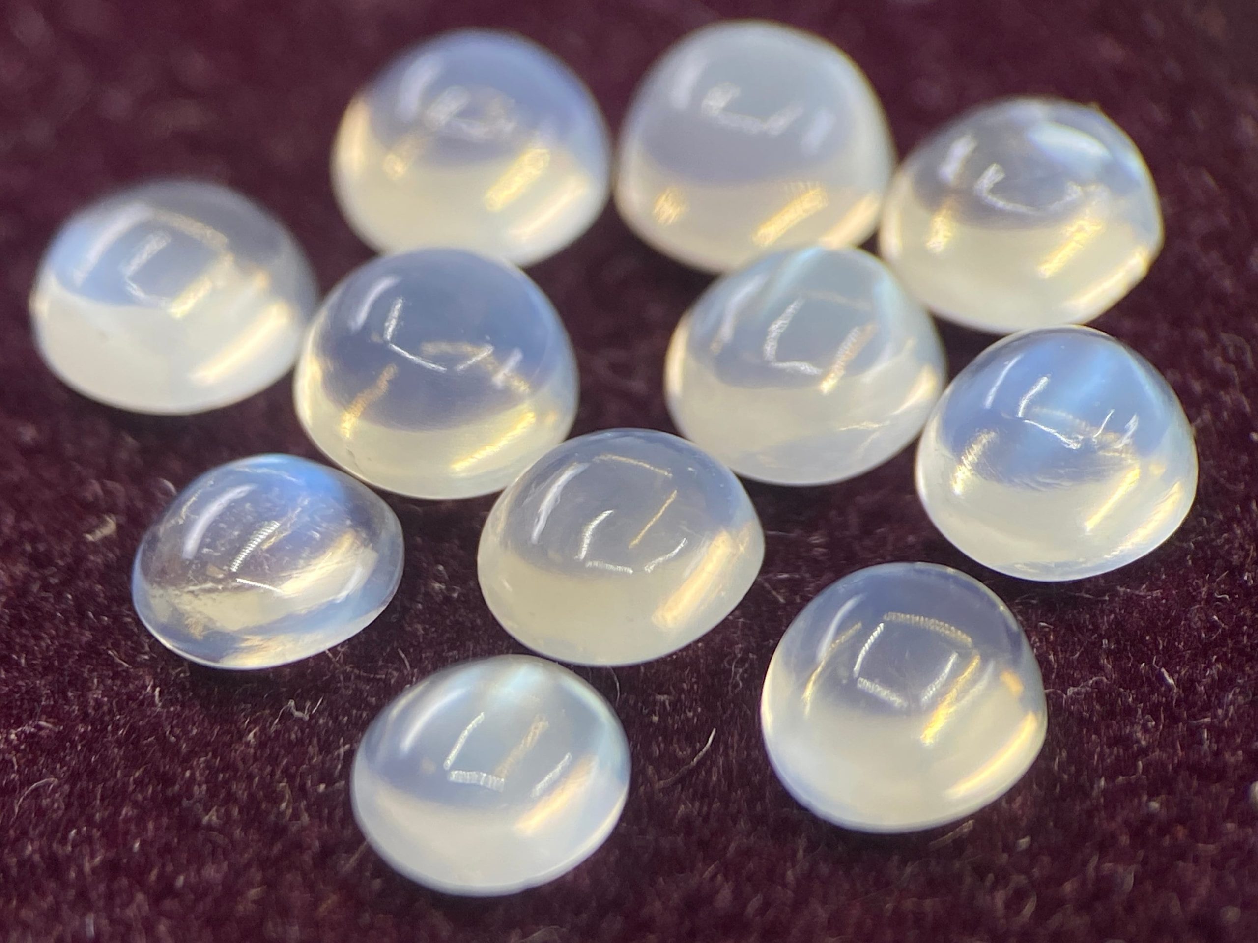 il fullxfull.3330618748 iwtt scaled Blue Moonstone Round Cabochon from Sri Lanka (not Rainbow Moonstone) in sizes from 4mm to 6mm for Jewellery Making