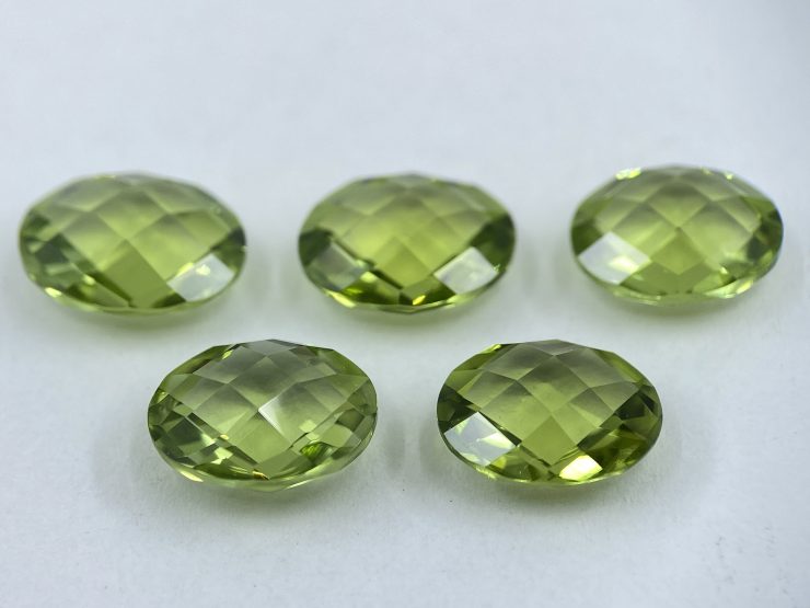 il fullxfull.3330895906 r17s scaled Peridot Double Sided Faceted Checkerboard Oval Shape Loose Gemstones in 9x7mm & 10x8mm for Jewellery Making