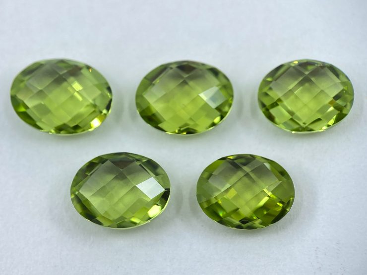 il fullxfull.3330896412 tlt8 scaled Peridot Double Sided Faceted Checkerboard Oval Shape Loose Gemstones in 9x7mm & 10x8mm for Jewellery Making