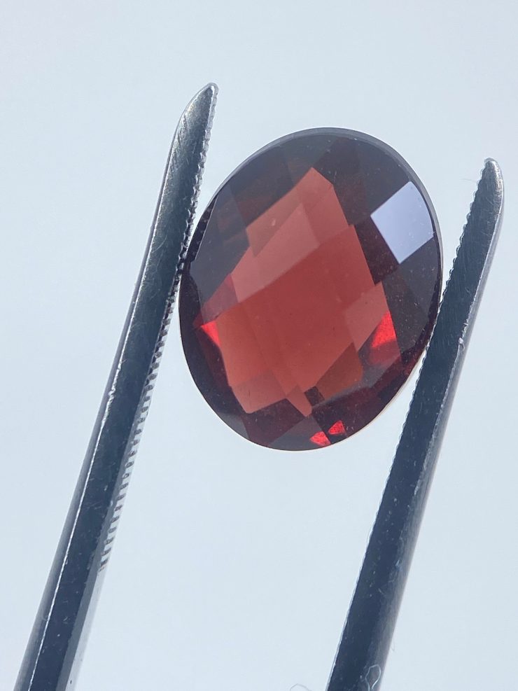 il fullxfull.3331373232 7wpu scaled Mozambique Garnet Double Sided Faceted Checkerboard Oval Shape Loose Gemstones in 9x7mm for Jewellery Making