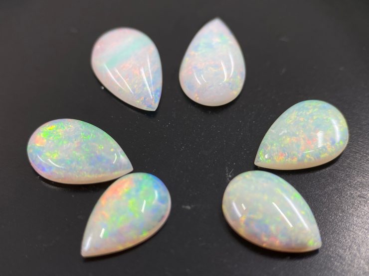 il fullxfull.3334541707 lsdy scaled Fine Opal (Australia) Cabochon Pear Shape Loose Gemstones in Assorted Sizes from 5x3mm to 15x6mm for Jewellery Making