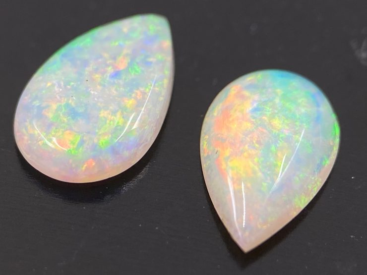 il fullxfull.3334541973 tbw8 scaled Fine Opal (Australia) Cabochon Pear Shape Loose Gemstones in Assorted Sizes from 5x3mm to 15x6mm for Jewellery Making