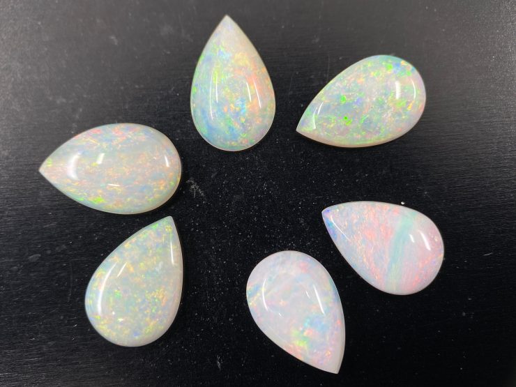 il fullxfull.3334541983 blba scaled Fine Opal (Australia) Cabochon Pear Shape Loose Gemstones in Assorted Sizes from 5x3mm to 15x6mm for Jewellery Making