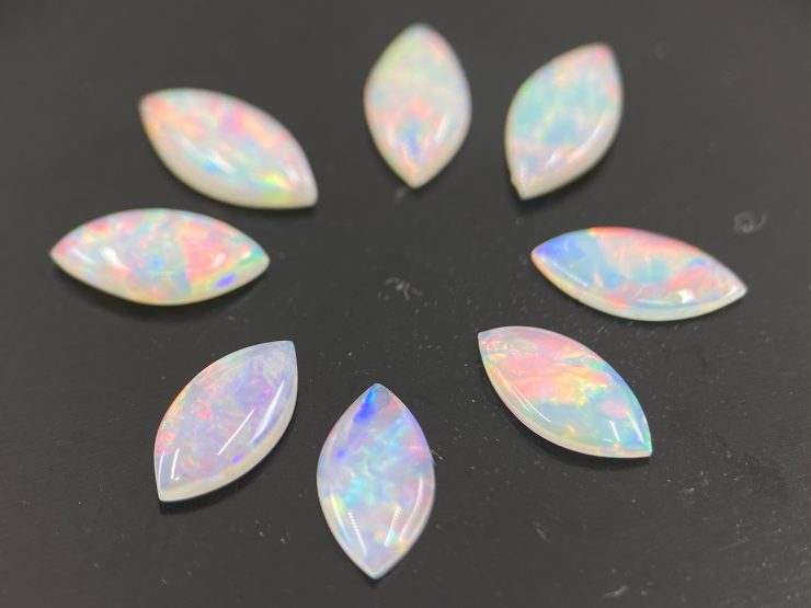 il fullxfull.3334589317 dkoo 1 scaled Fine Opal (Australia) Cabochon Marquise Shape Loose Gemstones in Assorted Sizes from 4x2mm to 12x6mm for Jewellery Making