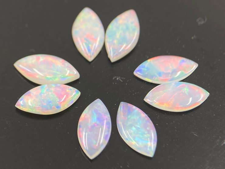 il fullxfull.3334589795 svv5 1 scaled Fine Opal (Australia) Cabochon Marquise Shape Loose Gemstones in Assorted Sizes from 4x2mm to 12x6mm for Jewellery Making