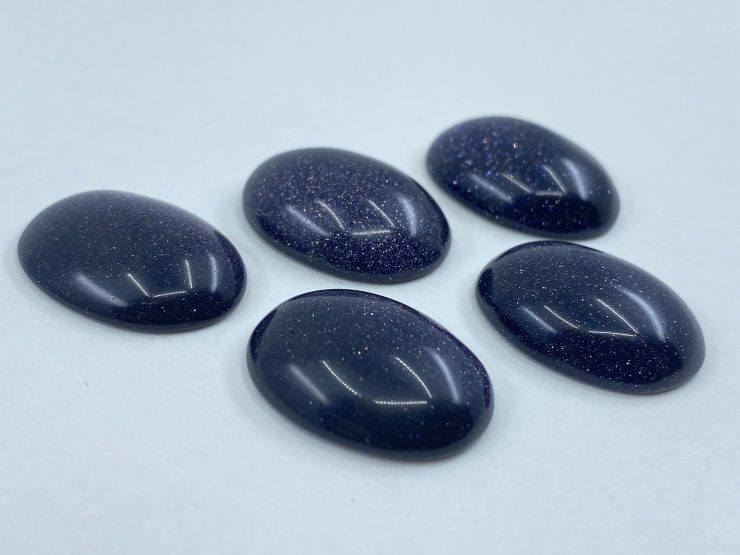 il fullxfull.3346676059 lvqw scaled Blue Goldstone Cabochon Oval Gemstones in Assorted Sizes from 20x15mm to 25x11mm for Jewellery Making