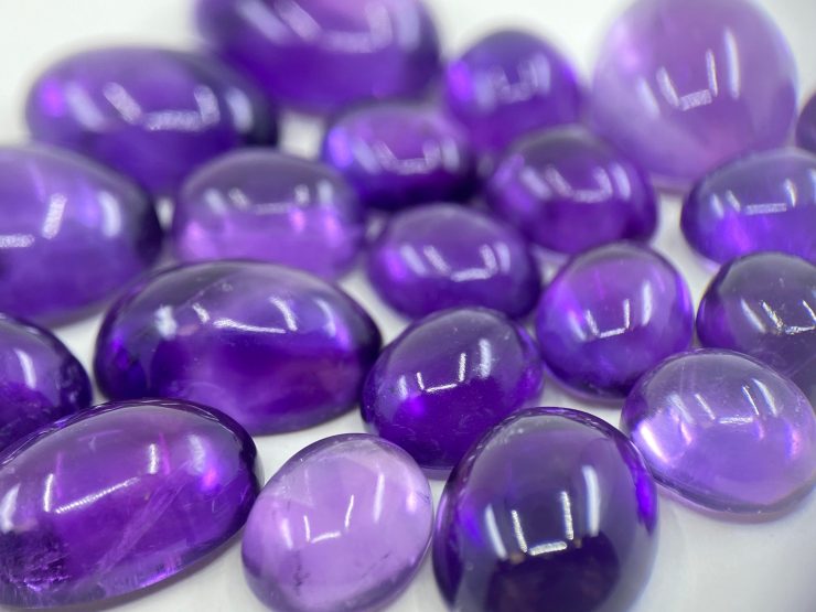 il fullxfull.3348032112 7e9p scaled Amethyst (African) Cabochon Oval Shape Loose Gemstones In Assorted Sizes from 4x3mm to 18x13mm for Jewellery Making