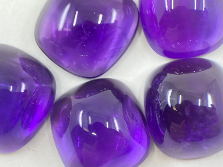 il fullxfull.3348076482 ha9y scaled Amethyst (African) Cabochon Cushion Shape Loose Gemstones in 13x12mm for Jewellery Making