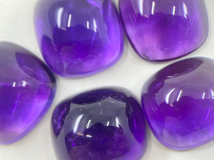 il fullxfull.3348077320 kad0 scaled Amethyst (African) Cabochon Cushion Shape Loose Gemstones in 13x12mm for Jewellery Making