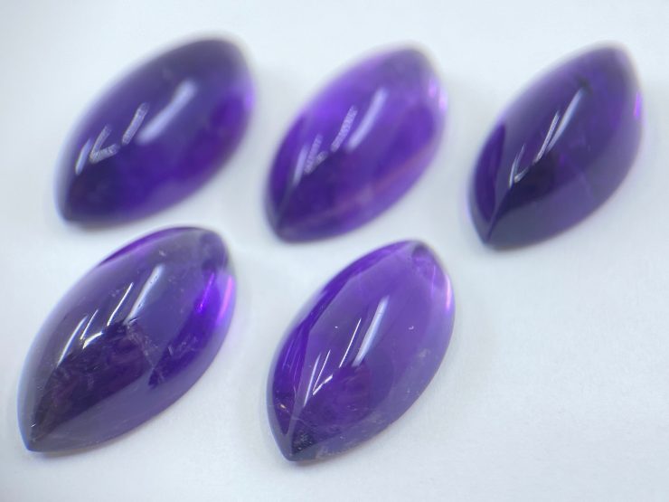 il fullxfull.3348099656 8xuo scaled 2 Pieces of Amethyst (African) Cabochon Marquise Shape Loose Gemstones in 18x9mm for Jewellery Making