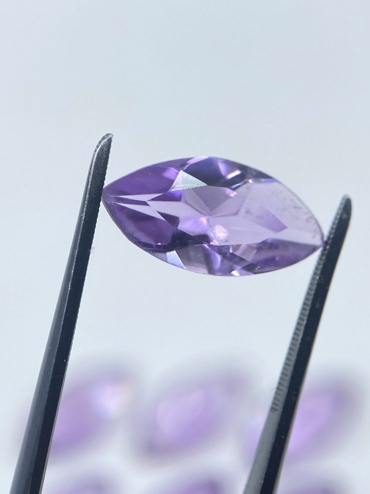 il fullxfull.3348777928 aywq scaled Amethyst (Brazilian) Faceted Marquise Navette Shape Loose Gemstones in Assorted Sizes from 4x2mm to 21x7mm for Jewellery Making