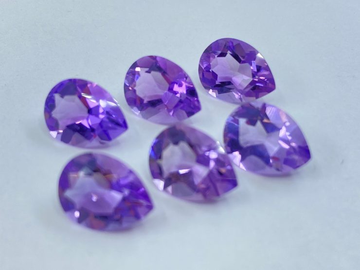 il fullxfull.3348843294 gjw4 scaled Amethyst (Brazilian) Faceted Pear Shape Loose Gemstones in Assorted Sizes from 4x3mm to 15x6mm for Jewellery Making