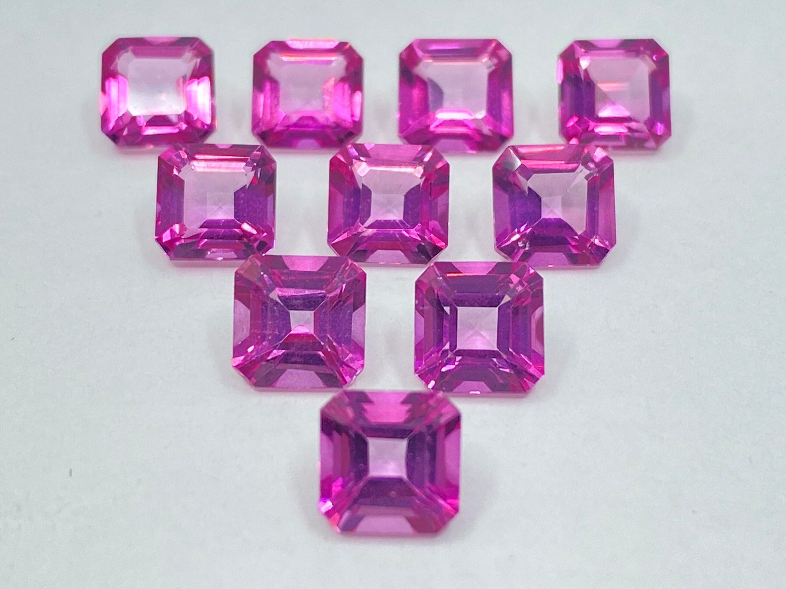 il fullxfull.3351525019 69g2 scaled Pink Topaz Faceted Square Shape Corner Cut Loose Gemstones Available In 6mm For Jewellery Making