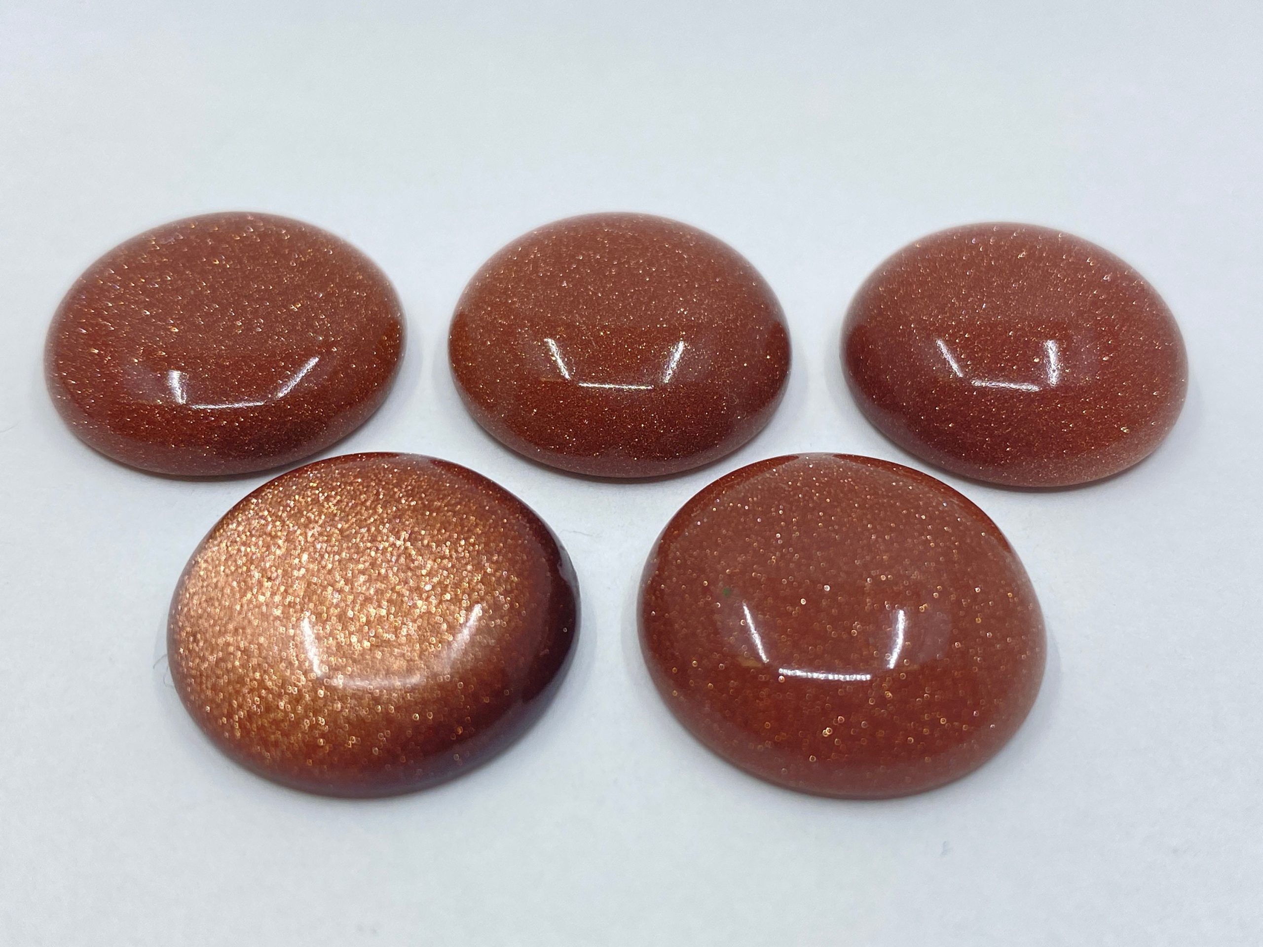 il fullxfull.3375182875 i3fw scaled 50 Pieces of Brown Goldstone Cabochon Round Shape Gemstones in 20mm for Jewellery Making