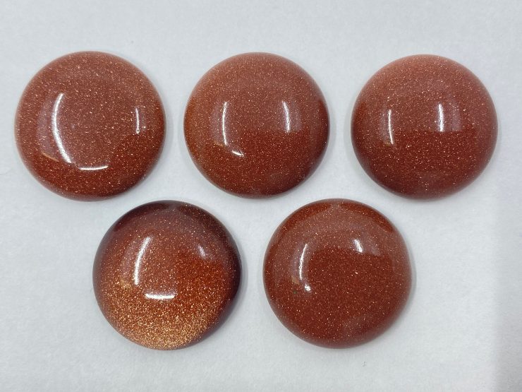 il fullxfull.3375182917 d9jy scaled 50 Pieces of Brown Goldstone Cabochon Round Shape Gemstones in 20mm for Jewellery Making