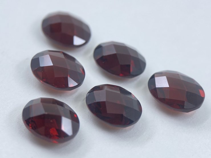 il fullxfull.3379069333 q39i scaled Mozambique Garnet Double Sided Faceted Checkerboard Oval Shape Loose Gemstones in 9x7mm for Jewellery Making