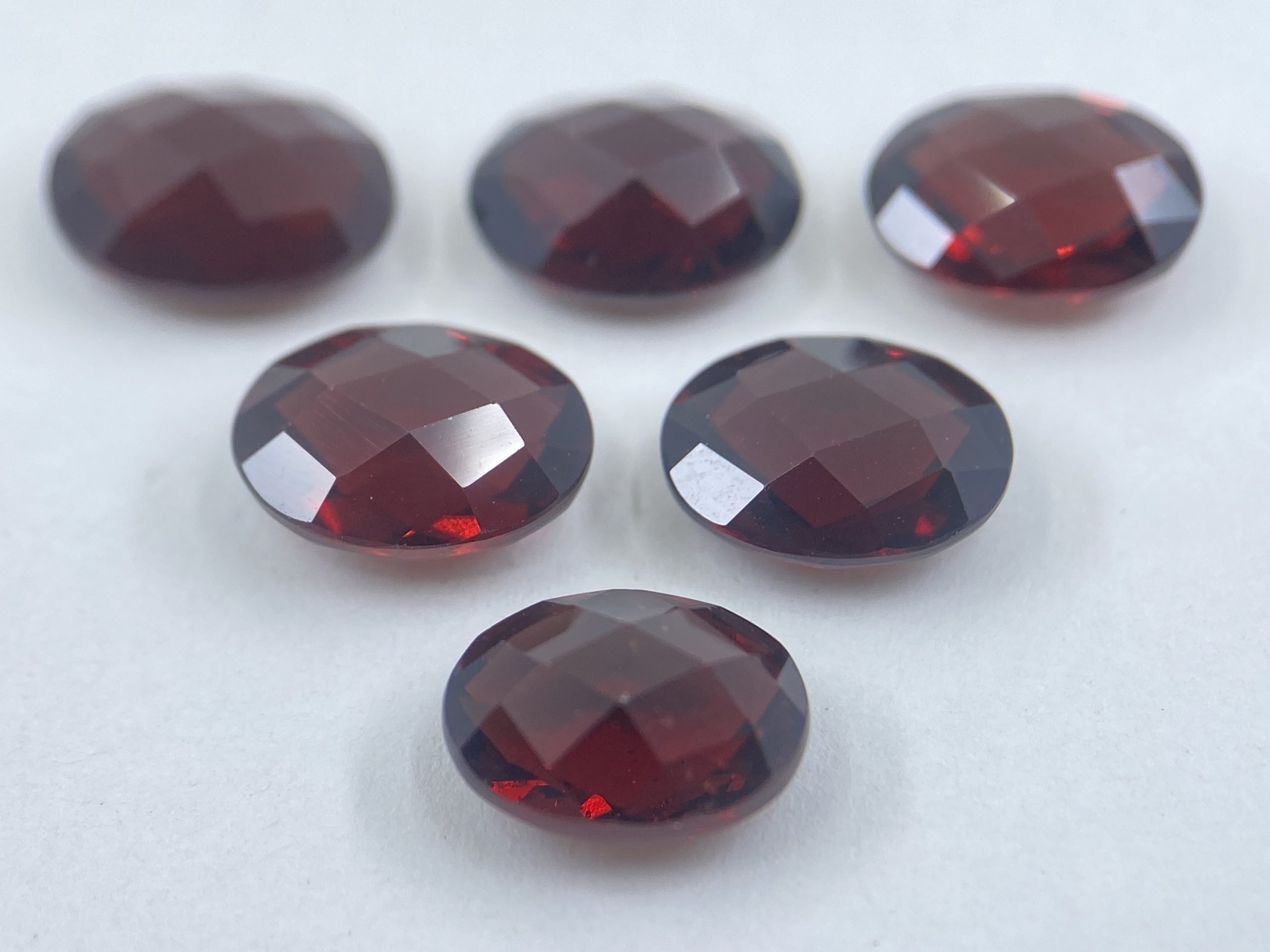 il fullxfull.3379069519 qn5q scaled Mozambique Garnet Double Sided Faceted Checkerboard Oval Shape Loose Gemstones in 9x7mm for Jewellery Making