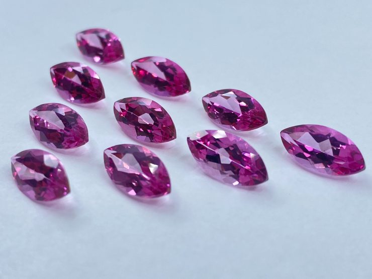 il fullxfull.3388925182 nci8 scaled Pink Topaz Faceted Marquise Shape Loose Gemstones Available in 6x3mm, 8x4mm & 12x6mm for Jewellery Making