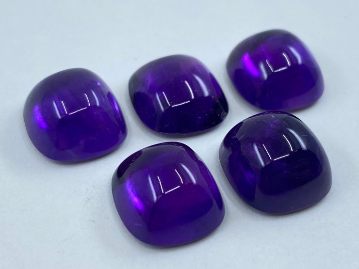 il fullxfull.3395774465 15tm scaled Amethyst (African) Cabochon Cushion Shape Loose Gemstones in 13x12mm for Jewellery Making