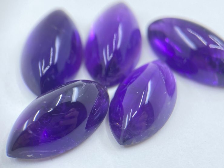 il fullxfull.3395798049 hvc6 scaled 2 Pieces of Amethyst (African) Cabochon Marquise Shape Loose Gemstones in 18x9mm for Jewellery Making