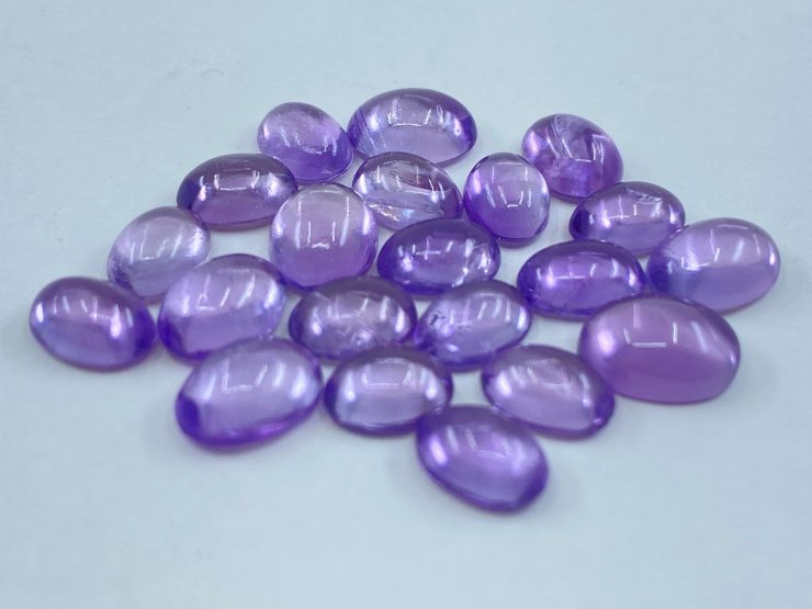 il fullxfull.3395846717 27m1 scaled Amethyst (Brazilian) Cabochon Oval Shape Loose Gemstones In 6x4mm, 7x5mm & 8x6mm for Jewellery Making