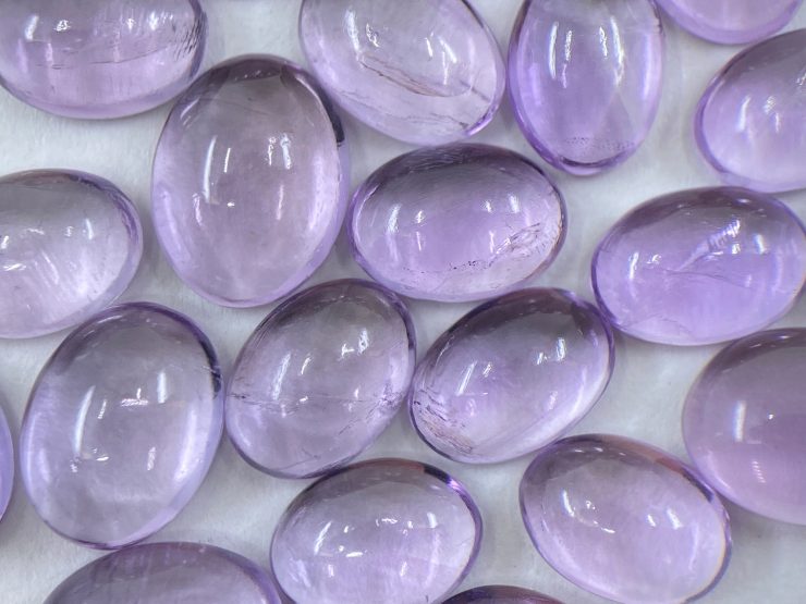 il fullxfull.3395846821 ffnh scaled Amethyst (Brazilian) Cabochon Oval Shape Loose Gemstones In 6x4mm, 7x5mm & 8x6mm for Jewellery Making